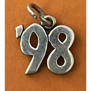 James Avery Retired Sterling Silver ‘98 Year Charm